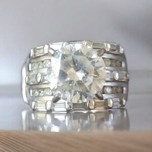 Crystal Engagement Ring